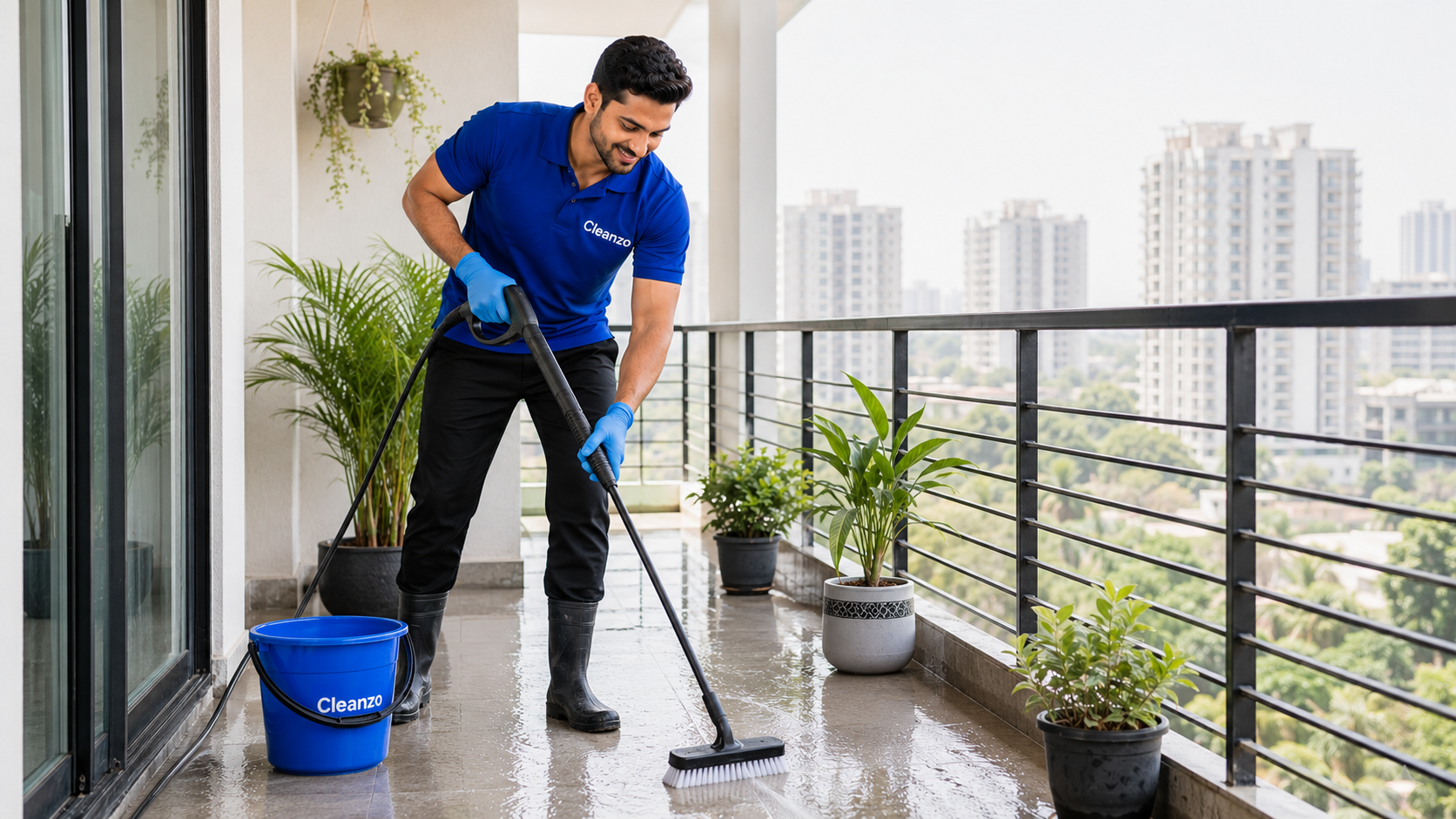 Balcony Cleaning