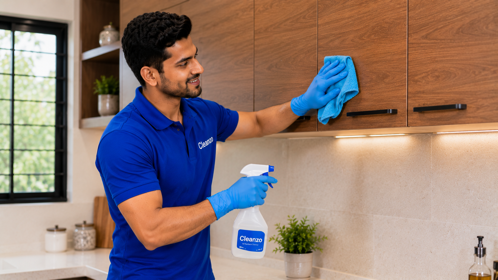 Cabinet Exterior Cleaning