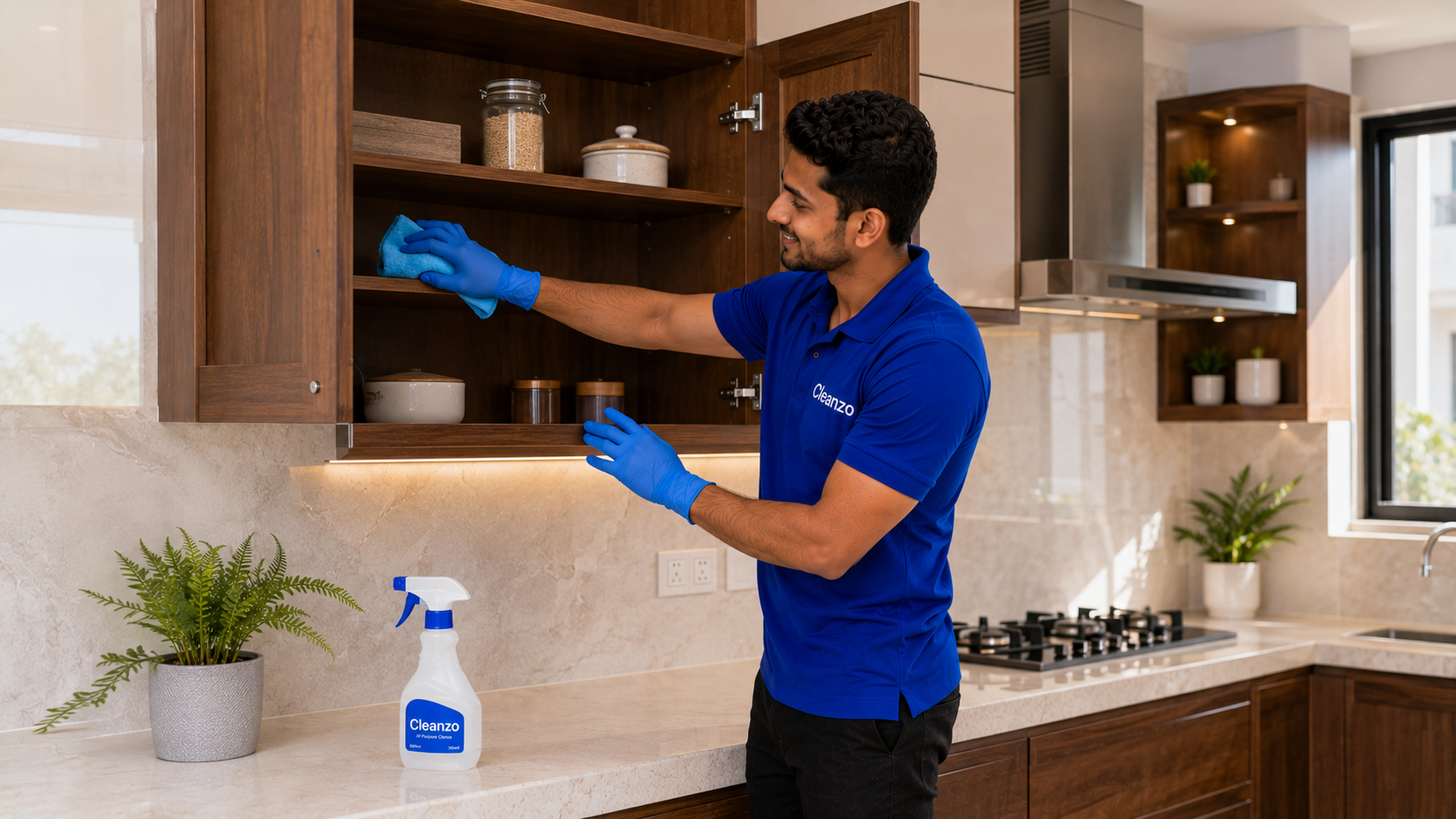 Cabinet Exterior & Interior Cleaning