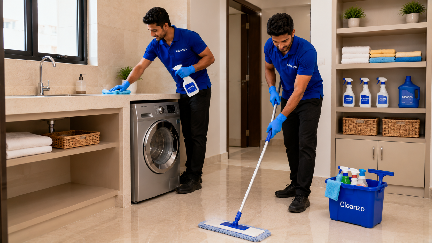 Utility Area Cleaning